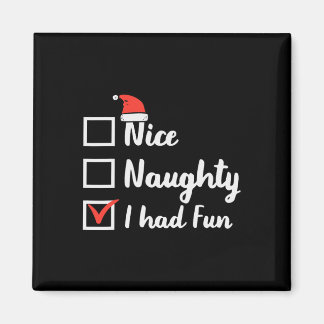 Kerst Mooi Ondeugend Ik Had Leuke Grappige Xmas Vr Magneet