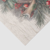 Kerst Moose  Krans Pine Cone Decoupage Tissuepapier (Detail)