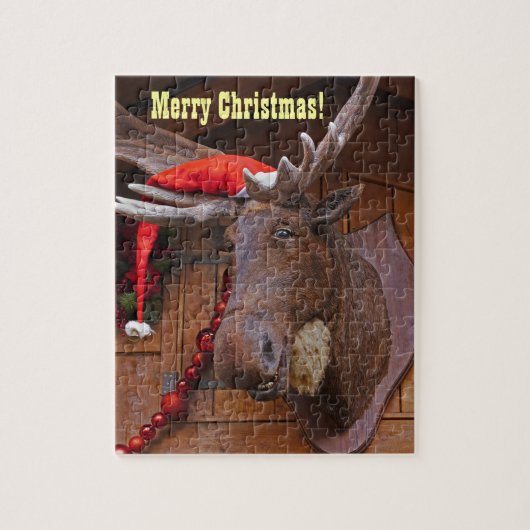 Kerst Moose Puzzel (Verticaal)