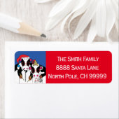 Kerst Mosiciens Terug Etiket (Insitu)