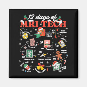 Kerst Mri Tech 12 dagen Mri-technicus Nieuwe M Magneet