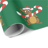 Kerst muis inpakpapier (Rol Hoek)