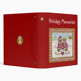 Kerst Multomap Gingerbread Boy Girl Holiday 1" Multomap