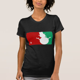 Kerst MVP Snowman Sport Thema Vakantie T-shirt