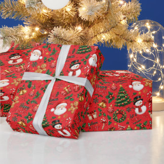 Kerst Naadloos Patroon Inpakpapier