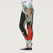 Kerst nachtmerrie Aangepaste Leggings (Links)