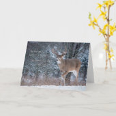 Kerst nadert kaart (Gele Bloem)