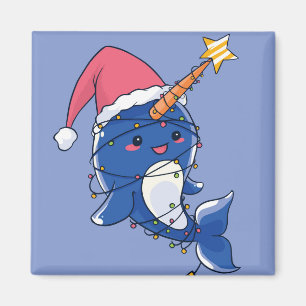 Kerst Narwal Magneet