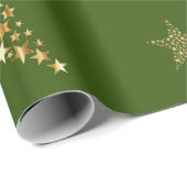 Kerst Navy Groen Kleding Papier (Rol Hoek)