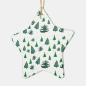 Kerst Nieuwjaar Bomen Star Ornament (Links)