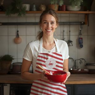 Kerst Noordpool Express trein gepersonaliseerd Schort