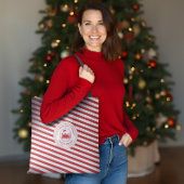 Kerst Noordpool Express trein pakketdienst Draagtas