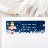 Kerst Noordpool Teken Party Adresetiketten Etiket (Insitu)