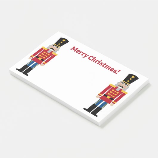 Kerst notenkraker aangepaste Post-it® notes (Schuin)