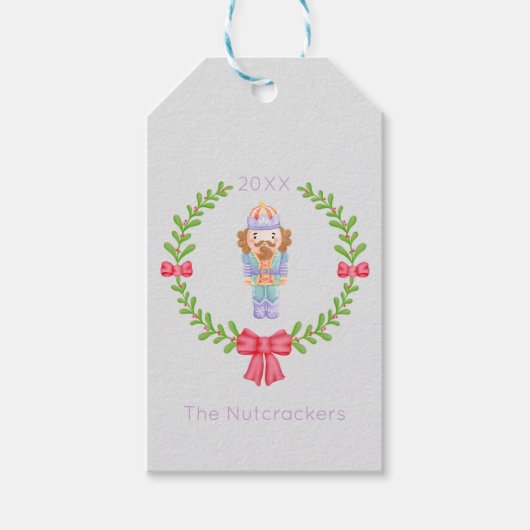 Kerst Notenkraker Cadeaulabel (Voorkant)