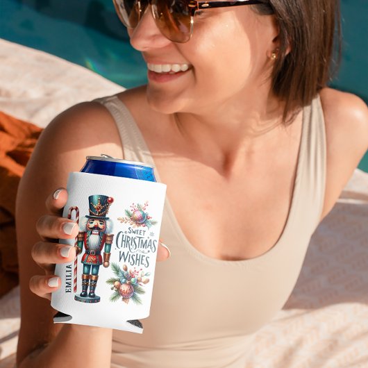 Kerst Notenkraker Candy Cane Kerstwensen Blikjeskoeler