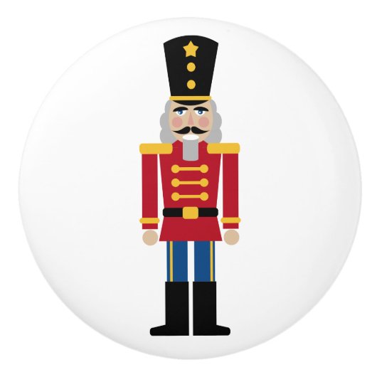 Kerst notenkraker deur en lade pull knoppen (Voorkant)