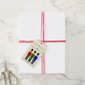 Kerst Notenkraker Gift Labels Cadeaulabel (Met Touw)