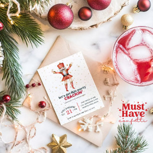 Kerst Notenkraker Laten we dit feestje kraken Feestdagenkaart