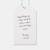 Kerst Notenkraker Mooie Design Gift Labels Cadeaulabel (Achterkant)