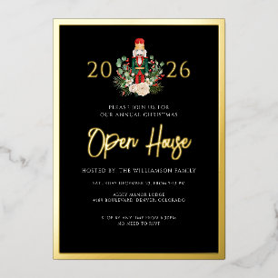 Kerst Notenkraker Open Huis Script Folie Uitnodiging