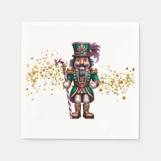 Kerst Notenkraker Servet (Voorkant)