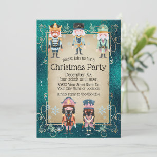 Kerst Notenkraker Speelgoed Soldaten op glanzend g Kaart