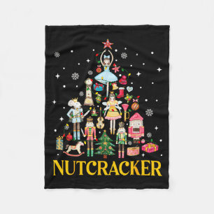 Kerst Notenkraker Squad Ballet Dans Vrouwen Kind Fleece Deken