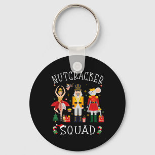 Kerst Notenkraker Squad Byllet Dans Vrouwen Kinder Sleutelhanger
