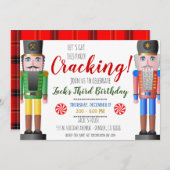 kerst notenkraker uitnodiging (Voorkant / Achterkant)