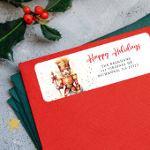 Kerst Notenkraker Vakantie Retour Adres Etiket