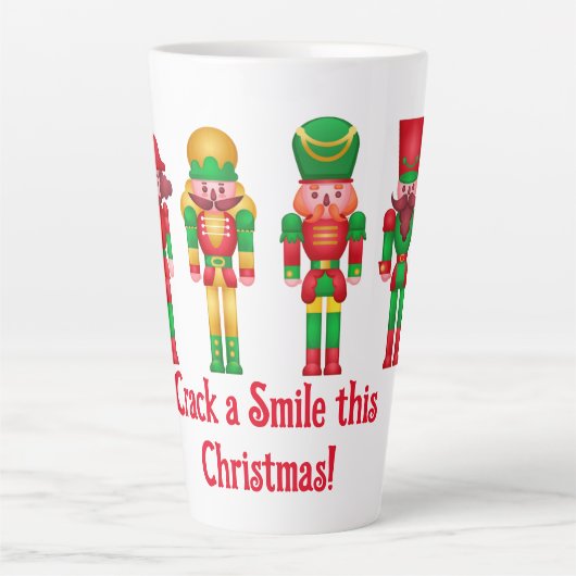 Kerst Notenkrakers Latte Mok (Voorkant)
