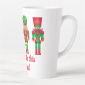 Kerst Notenkrakers Latte Mok (Rechts)