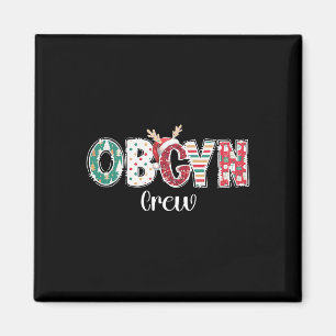Kerst Obgyn Crew Verloskunde van het Gyn Group Tea Magneet
