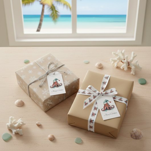 Kerst Octopus, aanpasbaar Lint