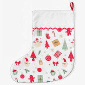 Kerst Oh wat leuk eerste kerst Grote Kerstsok (Achterkant)