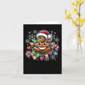 Kerst Ojamas Pyjama Op O Emoticon Vinta Kaart (Gele Bloem)