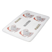 Kerst Olifant Badkamermat Badmat (Gekanteld)