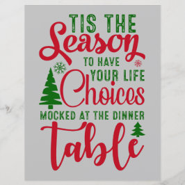 Kerst ontwerp seizoen van keuzes