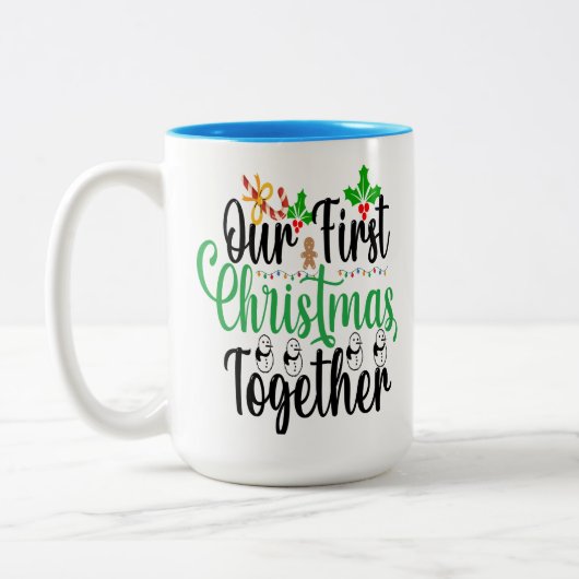 Kerst Onze eerste kerst samen Mokken (Links)