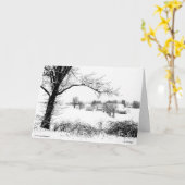 Kerst op de boerderij kaart (Gele Bloem)