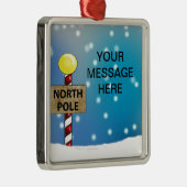 Kerst op de Noordpool Keramische decoratie (Rechts)