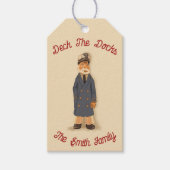 Kerst op de Steigers Cadeaulabel (Voorkant)
