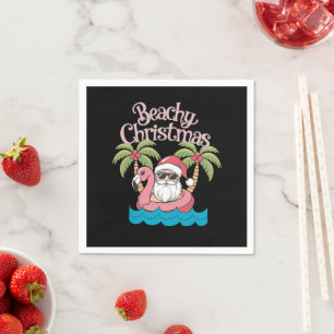 Kerst op het strand Tropische vakantie Kerstman St Servet