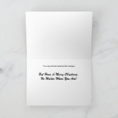 Kerst op het veld. feestdagen kaart (Binnen)