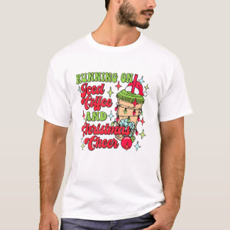 Kerst op ijskoffie t-shirt