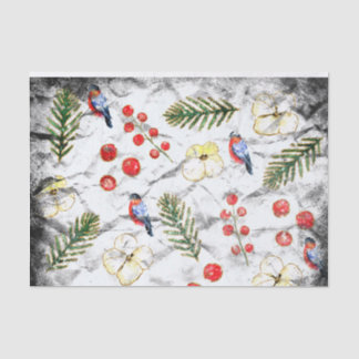 Kerst op perkament tissuepapier