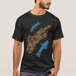 Kerst Opaleye-vis T-shirt