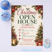 Kerst Open Huis Flyer (Enkel)