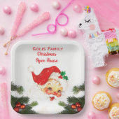 Kerst Open Huis  Sinterklaas Papieren Bordje (Feest)